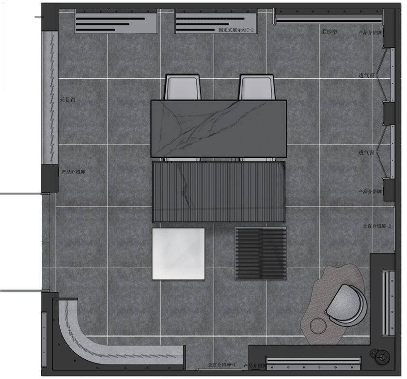 小型店空间展示A